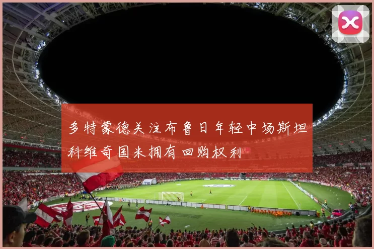 多特蒙德关注布鲁日年轻中场斯坦科维奇国米拥有回购权利